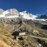 Grand Paradiso view from Chabod hut x